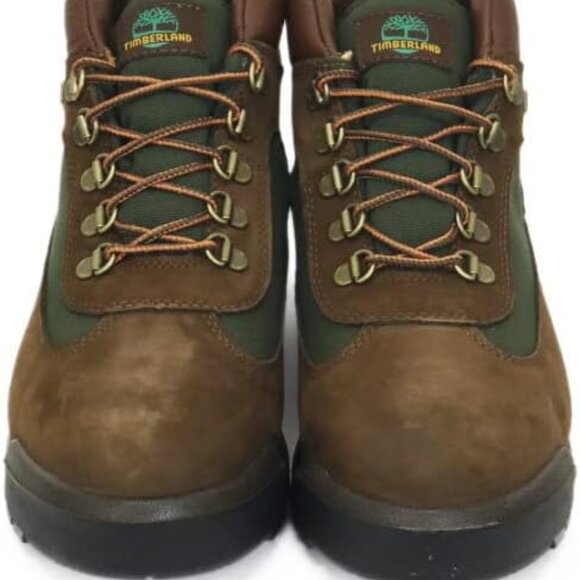 TIMBERLAND MEN\'S FIELD BOOT WP L/F MID BOOT DARK BROWN NUBUCK A18A6-D47 main image 6